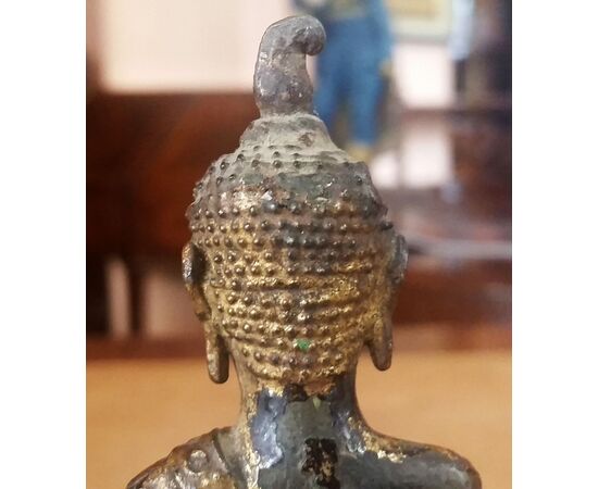 GILT BRONZE SAKYAMUNI THAILAND GILT BRONZE GILT BRONZE SAKYAMUNI THAILAND GILT BRONZE