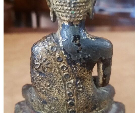 GILT BRONZE SAKYAMUNI THAILAND GILT BRONZE GILT BRONZE SAKYAMUNI THAILAND GILT BRONZE