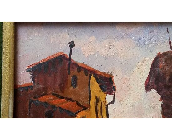 OLIO SU TAVOLA SCUOLA LABRONICA OLIO SU TAVOLA SCUOLA LABRONICA