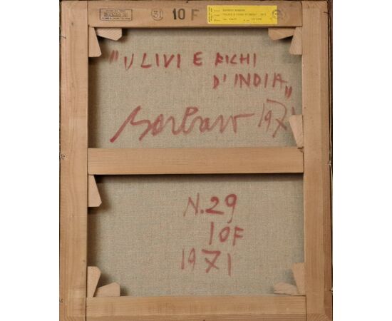 DIPINTO AD OLIO SU TELA DI SAVERIO BARBARO DIPINTO AD OLIO SU TELA DI SAVERIO BARBARO