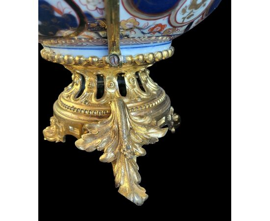 BOWL MONTATA IN BRONZO - IMARI - XVIII SEC BOWL MONTATA IN BRONZO - IMARI - XVIII SEC
