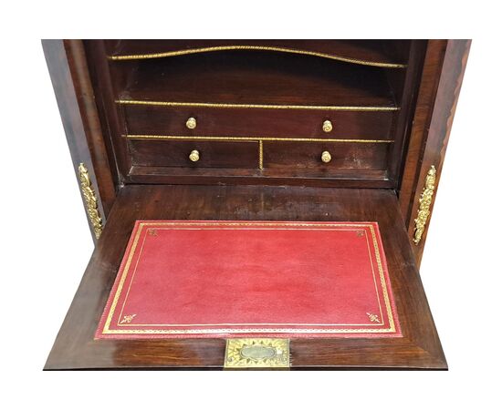 SECRETAIRE IN BOIS DE ROSE E PALISSANDRO - FRANCIA - NAPOLEONE III SECRETAIRE IN BOIS DE ROSE E PALISSANDRO - FRANCIA - NAPOLEONE III