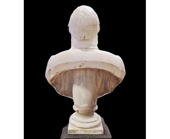 BUST OF A GENTLEMAN - GASPARE GALEAZZI (1801 - 1883)