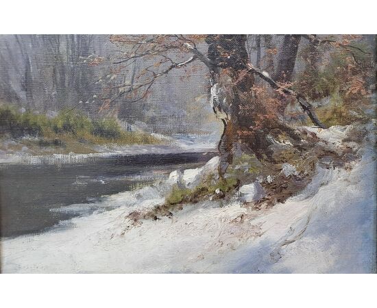 COPPIA DI PAESAGGI - HENRY MARKO' - (1855 - 1921) COPPIA DI PAESAGGI - HENRY MARKO' - (1855 - 1921)
