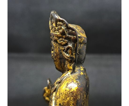BRONZE GUANYIN - CHINA - 19TH CENTURY BRONZE GUANYIN - CHINA - 19TH CENTURY