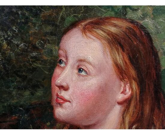 Oil on canvas: mother and child Oil on canvas: mother and child