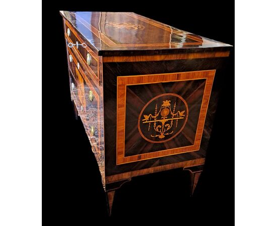 Louis XVI chest of drawers - Genoa - late 18th century Louis XVI chest of drawers - Genoa - late 18th century