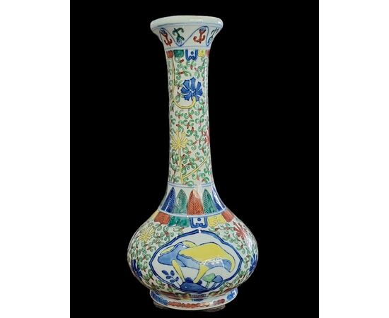 VASO IN PORCELLANA DIPINTA - CINA - XX SEC VASO IN PORCELLANA DIPINTA - CINA - XX SEC