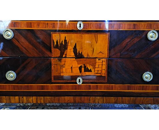 Louis XVI chest of drawers - Genoa - late 18th century Louis XVI chest of drawers - Genoa - late 18th century