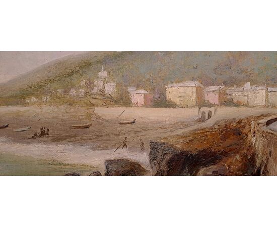 "CAVI DI LAVAGNA" OIL ON CANVAS – DAVID BEGHÈ (1854 – 1933) "CAVI DI LAVAGNA" OIL ON CANVAS – DAVID BEGHÈ (1854 – 1933)