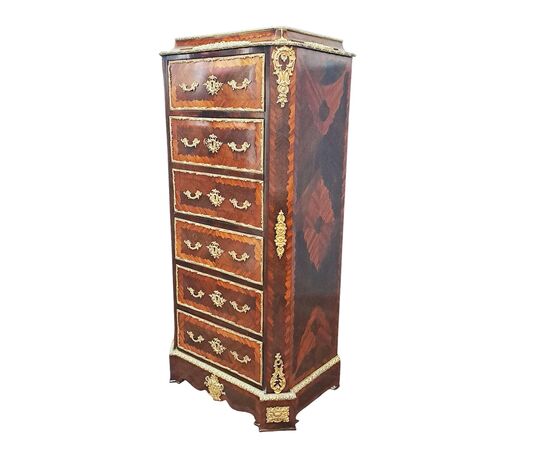 SECRETAIRE IN BOIS DE ROSE E PALISSANDRO - FRANCIA - NAPOLEONE III SECRETAIRE IN BOIS DE ROSE E PALISSANDRO - FRANCIA - NAPOLEONE III