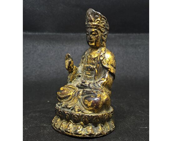 BRONZE GUANYIN - CHINA - 19TH CENTURY BRONZE GUANYIN - CHINA - 19TH CENTURY