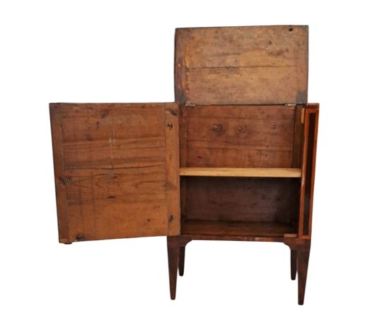 INLAID NIGHTSTAND - LOMBARDY - LOUIS XVI INLAID NIGHTSTAND - LOMBARDY - LOUIS XVI