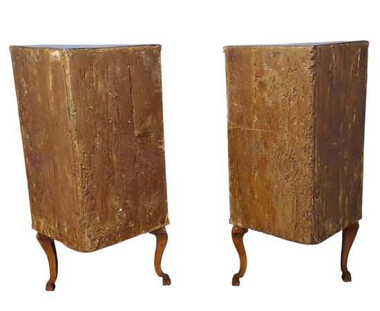 PAIR OF CORNER CABINETS - FERRARA - 18TH CENTURY PAIR OF CORNER CABINETS - FERRARA - 18TH CENTURY