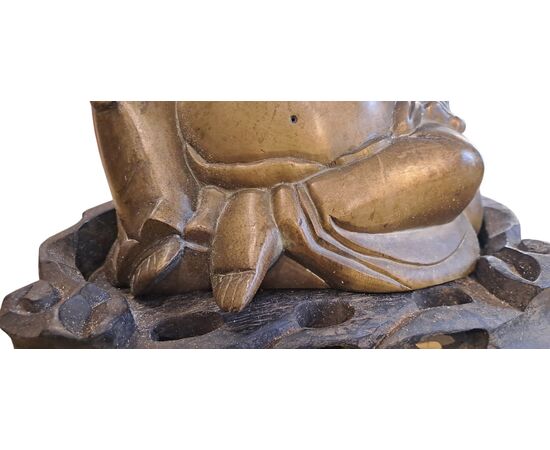 BRONZE BUDDHA - CHINA - 20TH CENTURY BRONZE BUDDHA - CHINA - 20TH CENTURY