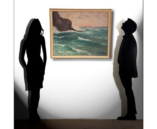 "SEA STORM" - GIUSEPPE CASELLI (1893 - 1976) "SEA STORM" - GIUSEPPE CASELLI (1893 - 1976)