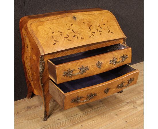French inlaid bureau from 20th century French inlaid bureau from 20th century