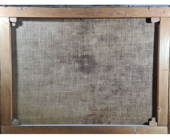 PENDANT OF TWO PAINTINGS. "JOSEPH SOLD BY HIS BROTHERS, the payment and delivery to the merchant".