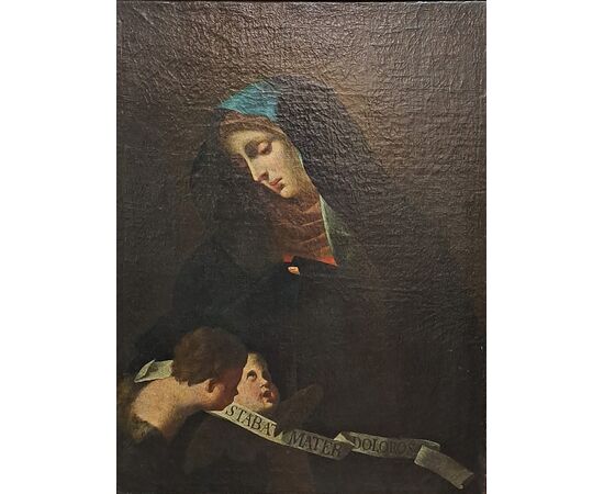 "MATER DOLOROSA" - CARLO DOLCI (COPY OF) - 17TH/18TH CENTURY "MATER DOLOROSA" - CARLO DOLCI (COPY OF) - 17TH/18TH CENTURY