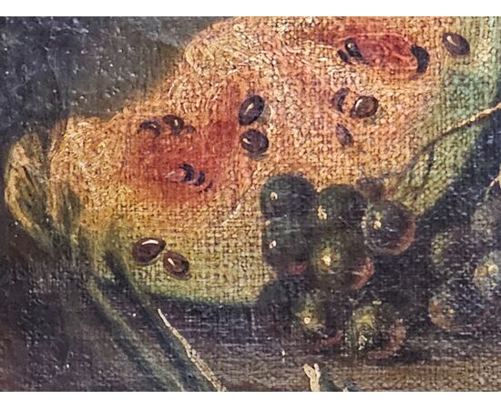 “NATURA MORTA CON TACCHINO” Scuola bolognese inizio XVIII secolo.