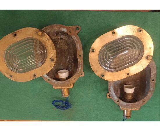 Pair of ship sconces