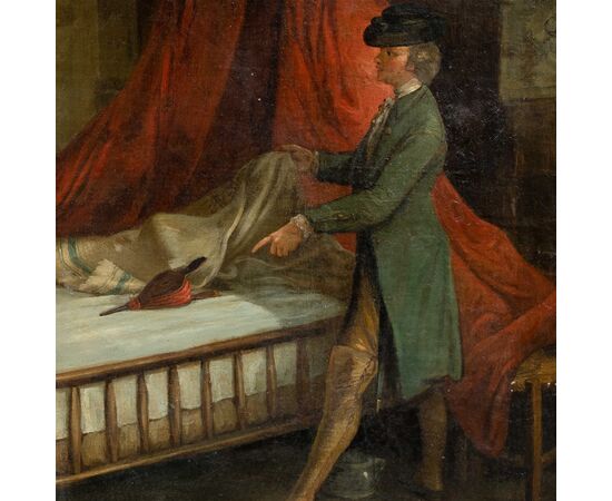 French painter (18th century) - The Bellows. French painter (18th century) - The Bellows.