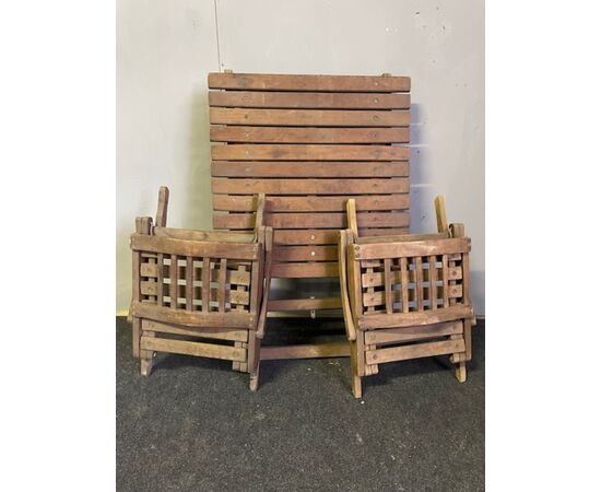 Set sedie e tavolo da giardino pieghevoli da bambino Set sedie e tavolo da giardino pieghevoli da bambino