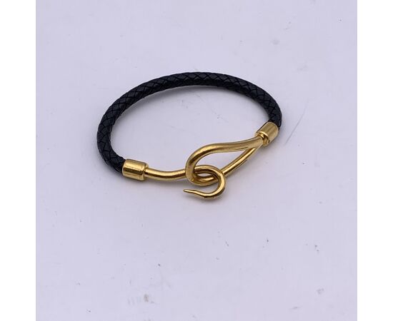 HERMES Bracciale in Metallo Col. Nero Jumbo Hook HERMES Bracciale in Metallo Col. Nero Jumbo Hook