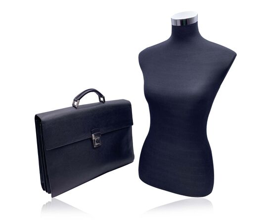 PRADA Borsa Ventiquattrore in Pelle Col. Nero L PRADA Borsa Ventiquattrore in Pelle Col. Nero L