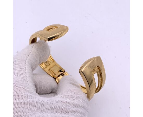 CHRISTIAN DIOR Bracciale Vintage in Pelle Col. Oro CHRISTIAN DIOR Bracciale Vintage in Pelle Col. Oro