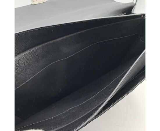 PRADA Borsa Ventiquattrore in Pelle Col. Nero L PRADA Borsa Ventiquattrore in Pelle Col. Nero L