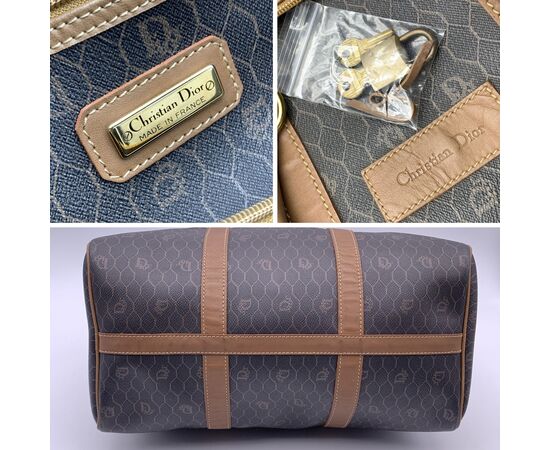 CHRISTIAN DIOR Borsa a Mano Vintage in Cotone Col. Grigio M CHRISTIAN DIOR Borsa a Mano Vintage in Cotone Col. Grigio M