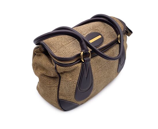 BORBONESE Borsa a Tracolla in Camoscio Col. Marrone M BORBONESE Borsa a Tracolla in Camoscio Col. Marrone M