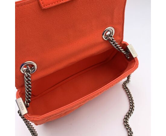 FENDI Borsa a Tracolla in Tela Col. Arancione S FENDI Borsa a Tracolla in Tela Col. Arancione S