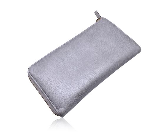 GUCCI Portafoglio in Pelle Col. Argento Continental M GUCCI Portafoglio in Pelle Col. Argento Continental M