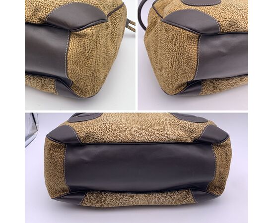 BORBONESE Borsa a Tracolla in Camoscio Col. Marrone M BORBONESE Borsa a Tracolla in Camoscio Col. Marrone M