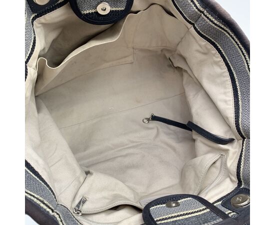 CHANEL Borsa Shopper in Tela Col. Nero Deauville M CHANEL Borsa Shopper in Tela Col. Nero Deauville M