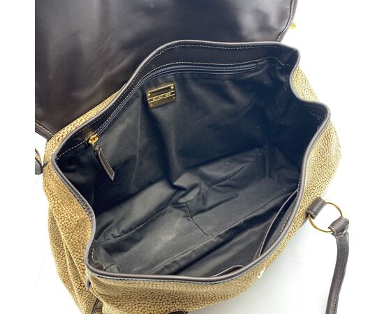 BORBONESE Borsa a Tracolla in Camoscio Col. Marrone M BORBONESE Borsa a Tracolla in Camoscio Col. Marrone M