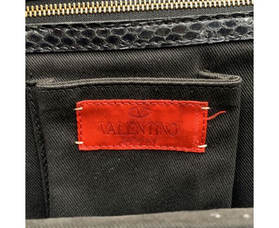 VALENTINO GARAVANI Borsa Shopper Vintage in Pelle Col. Nero VLogo L VALENTINO GARAVANI Borsa Shopper Vintage in Pelle Col. Nero VLogo L