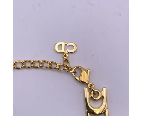 CHRISTIAN DIOR Bracciale Vintage in Tela Col. Nero CHRISTIAN DIOR Bracciale Vintage in Tela Col. Nero