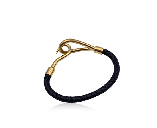 HERMES Bracciale in Metallo Col. Nero Jumbo Hook HERMES Bracciale in Metallo Col. Nero Jumbo Hook