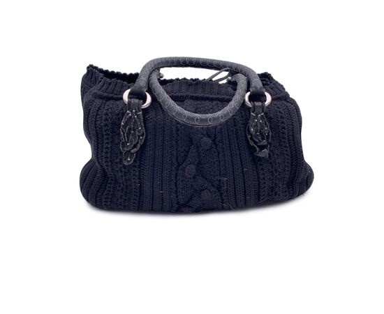 ERMANNO SCERVINO Borsa Shopper in Lana Col. Nero M ERMANNO SCERVINO Borsa Shopper in Lana Col. Nero M