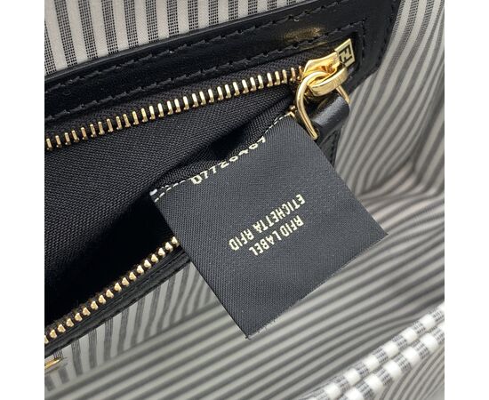 FENDI Borsa a Tracolla in Cotone Col. Grigio Baguette M FENDI Borsa a Tracolla in Cotone Col. Grigio Baguette M