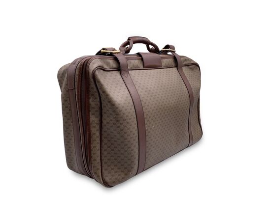 GUCCI Borsa da Viaggio Vintage in Tela Col. Marrone - L GUCCI Borsa da Viaggio Vintage in Tela Col. Marrone - L