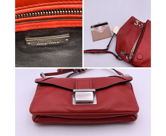 MIU MIU Borsa a Tracolla in Pelle Col. Rosso RR1926 S MIU MIU Borsa a Tracolla in Pelle Col. Rosso RR1926 S