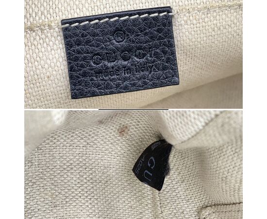 GUCCI Borsa a Tracolla in Pelle Col. Nero Soho S GUCCI Borsa a Tracolla in Pelle Col. Nero Soho S