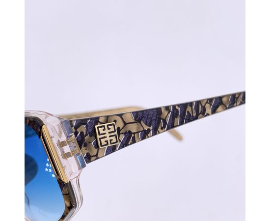 GIVENCHY Occhiali da Sole Vintage in Acetato Col. Blu