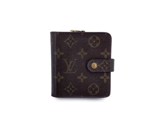 LOUIS VUITTON Portafoglio Vintage in Tela Col. Marrone S LOUIS VUITTON Portafoglio Vintage in Tela Col. Marrone S