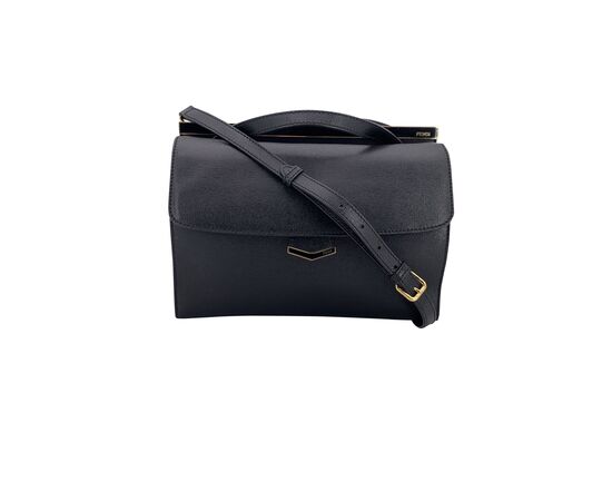 FENDI Borsa a Mano in Pelle Col. Nero Demi Jour M FENDI Borsa a Mano in Pelle Col. Nero Demi Jour M
