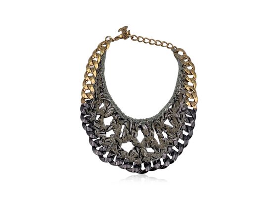 CHANEL Collana in Metallo Col. Grigio Chains CHANEL Collana in Metallo Col. Grigio Chains